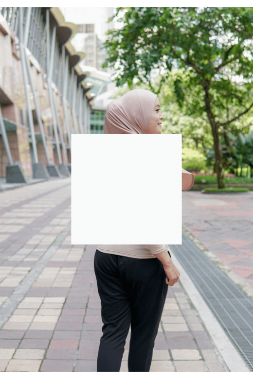 Tasya Hijab Sporty Cream